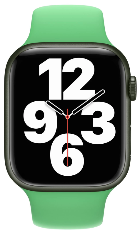 Спортивный ремешок Apple Watch 41 мм зеленый