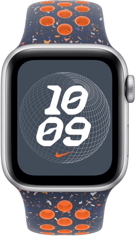Ремешок Apple 42 мм Nike Sport Band, цвета «‎синее пламя», размер S/M