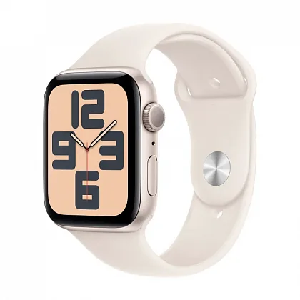 Apple Watch SE (2024) 44mm GPS Midnight Aluminium Case Midnight Sport Band (Темная ночь) M/L