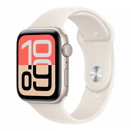 Apple Watch SE 3 44mm GPS Starlight Aluminium Case Starlight Sport Band M/L