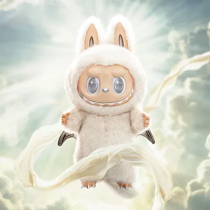 ИГРУШКА POP MART THE MONSTERS LABUBU ZIMOMO ANGEL IN CLOUDS (58 CM)