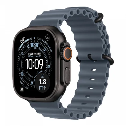 Apple Watch Ultra 3 49mm GPS + Cellular Black Titanium Case Black Ocean Band One Size