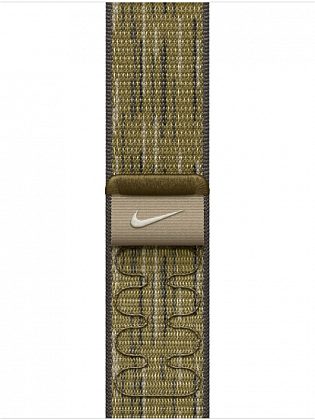 Ремешок Apple Nike Sport Loop 42 мм, зеленый/серый